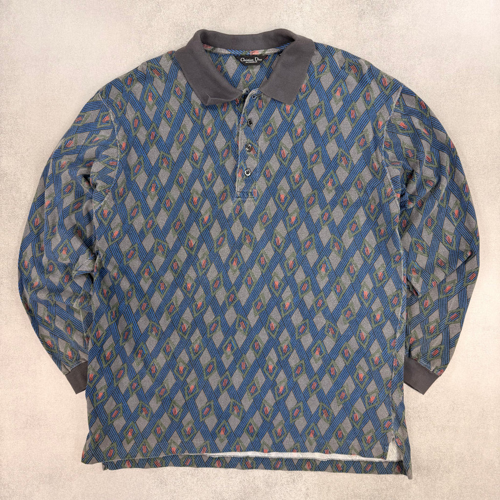 Christian Dior Long Sleeve Polo - M