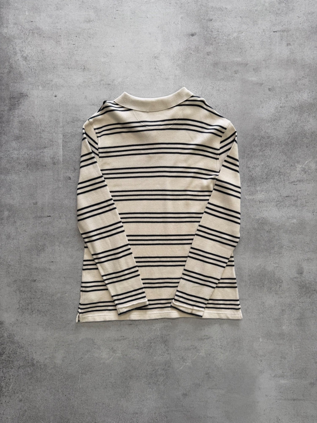 Barbour Striped Long Sleeve Polo Shirt - XXL