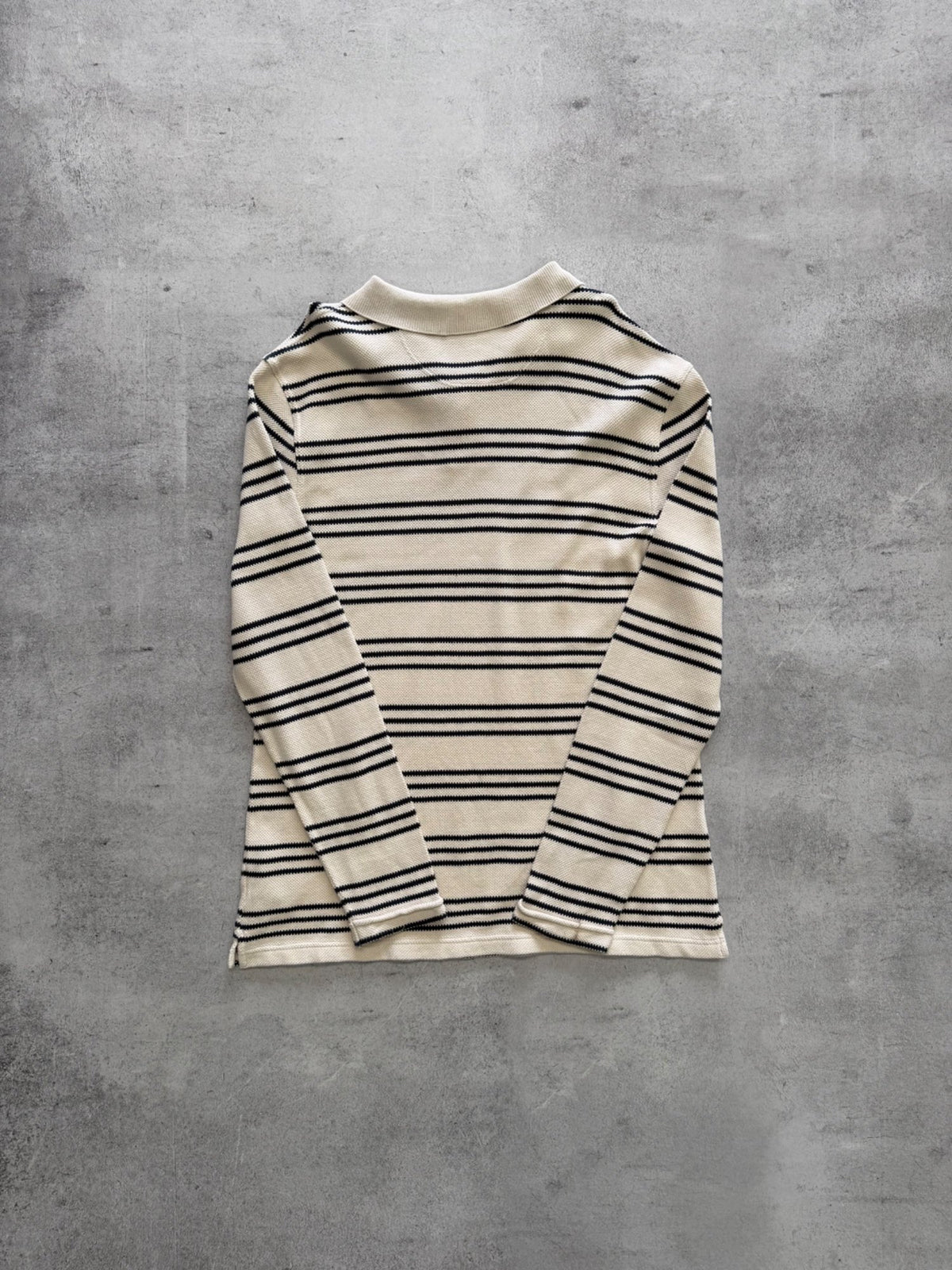 Barbour Striped Long Sleeve Polo Shirt - XXL
