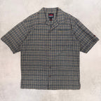 FUBU Checkered Short Sleeve Shirt - L