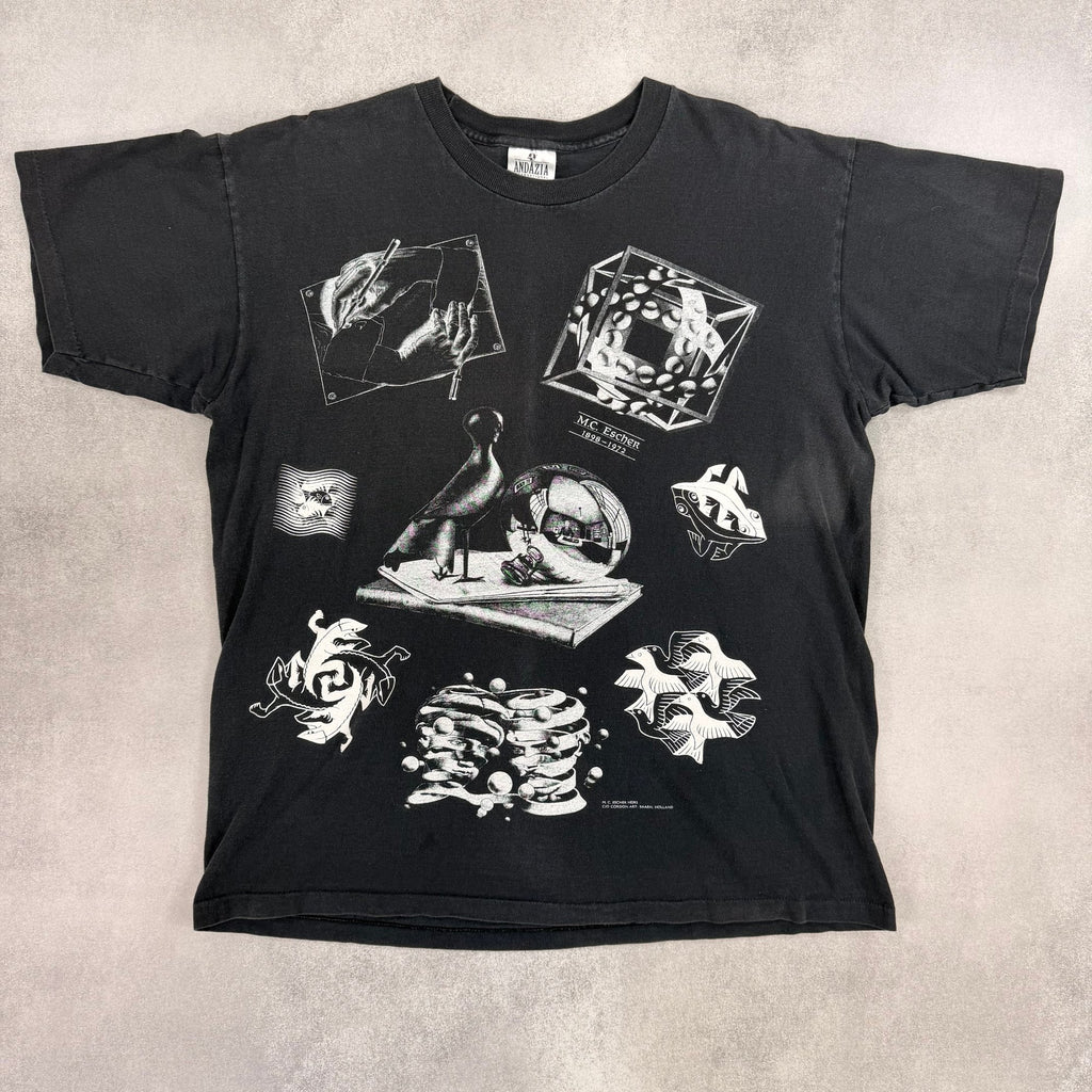 Andazia Escher Graphic T-Shirt - L