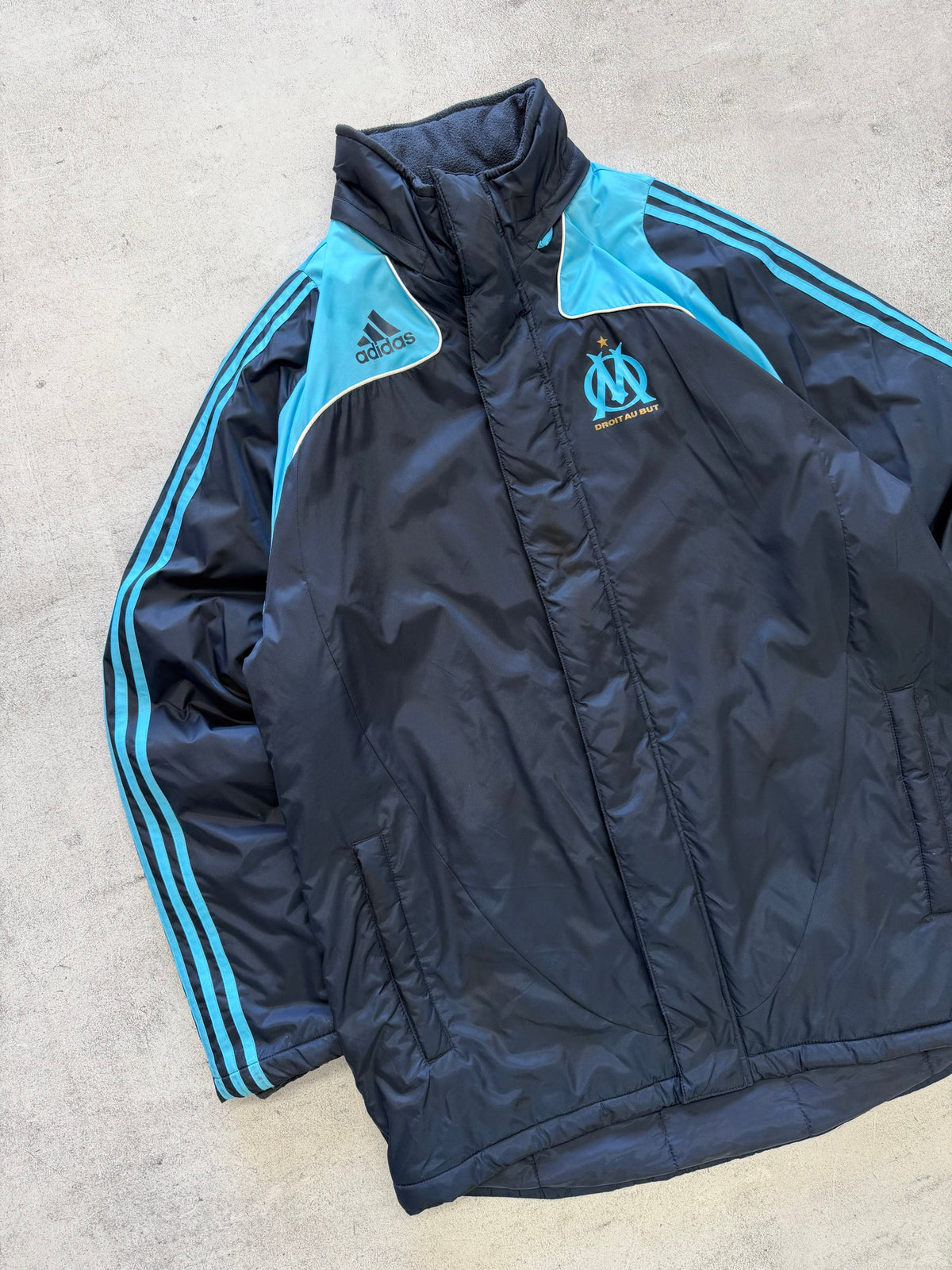 Vintage Adidas Marseille Track/Trench Jacket - L
