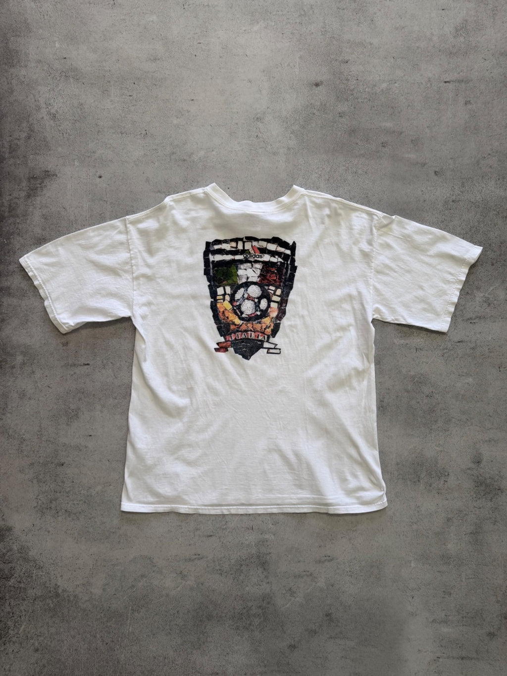 Vintage Adidas Italia World Cup 98 T-Shirt - XL