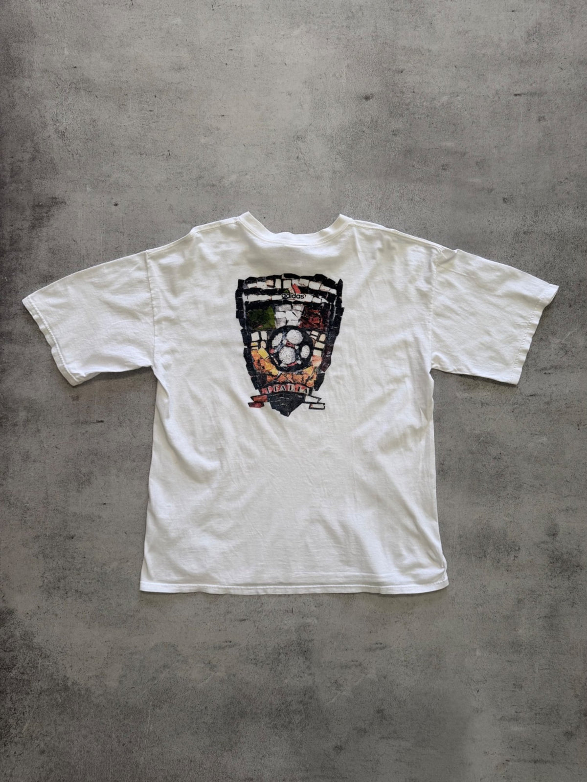 Vintage Adidas Italia World Cup 98 T-Shirt - XL