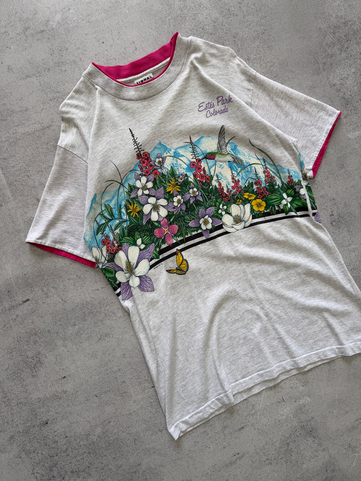 Signal Sports Floral Graphic T-shirt - M