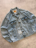 Hard Rock Cafe Denim Trucker Jacket - L