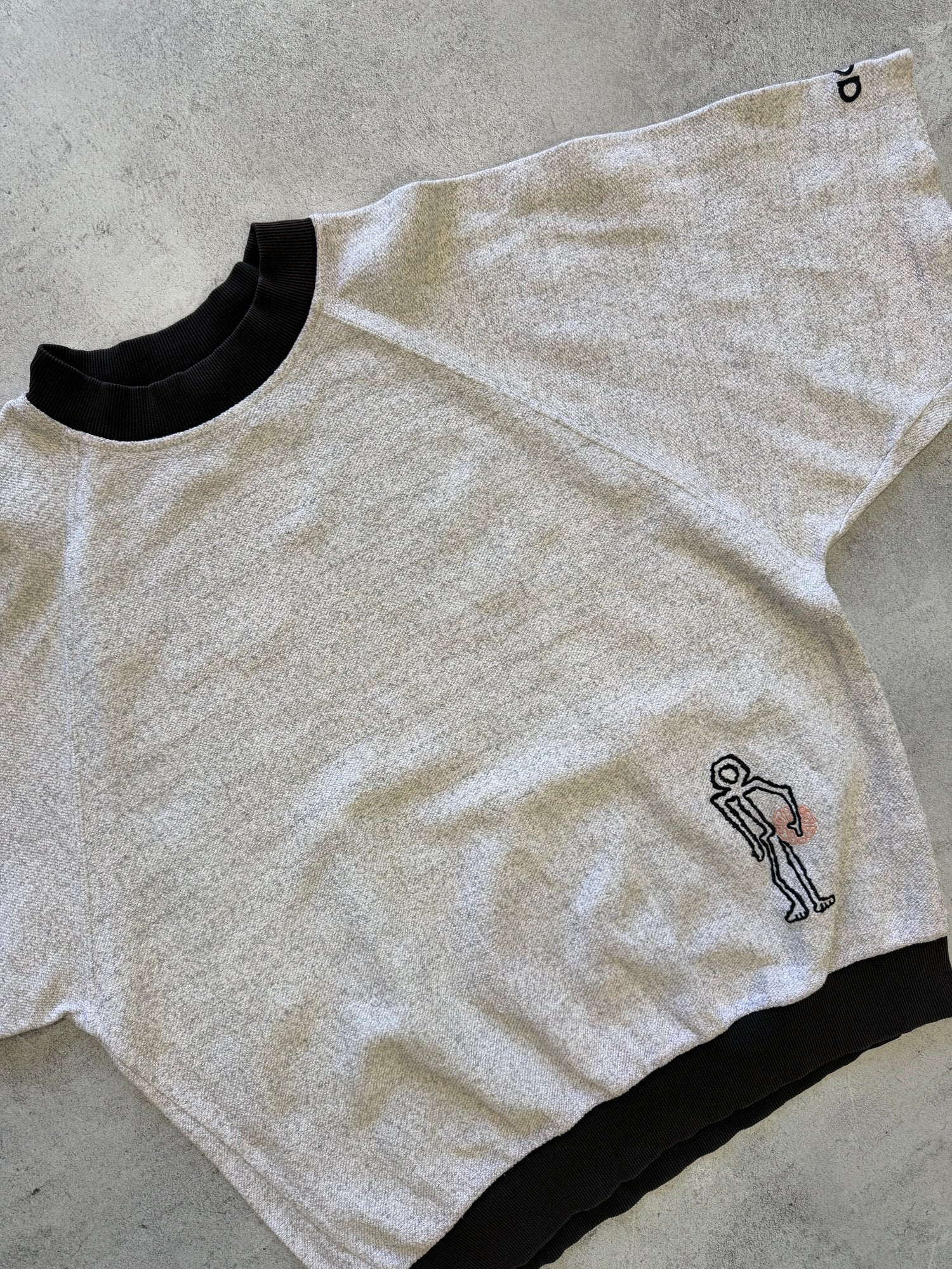 Vintage Adidas Short Sleeve Graphic Sweatshirt - M