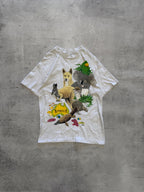 Vintage Hanes Australia Animal Print T-Shirt - M