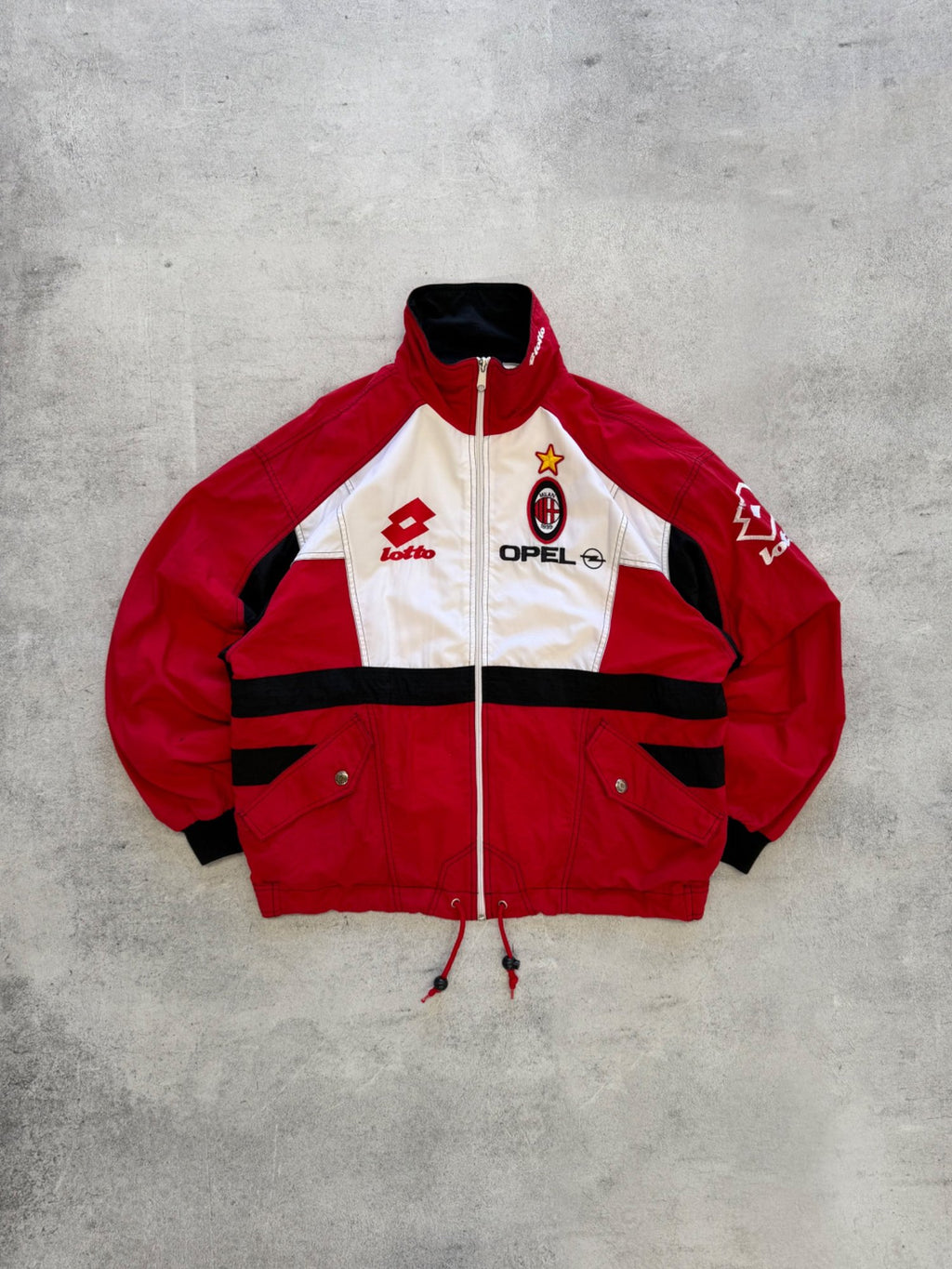 Vintage Lotto AC Milan Track Jacket - L
