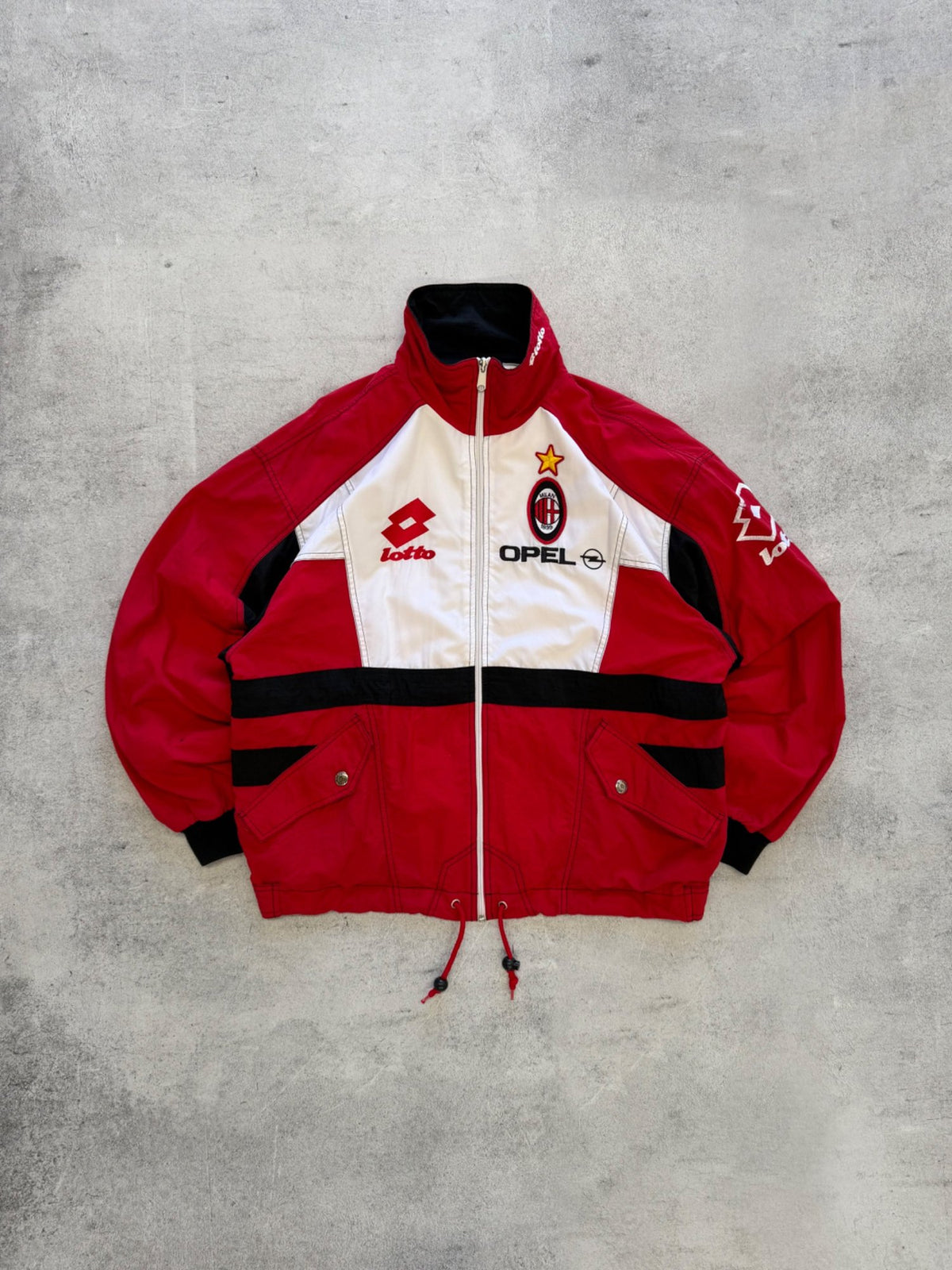 Vintage Lotto AC Milan Track Jacket - L