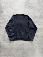 Vintage Adidas Logo Navy Sweatshirt - L