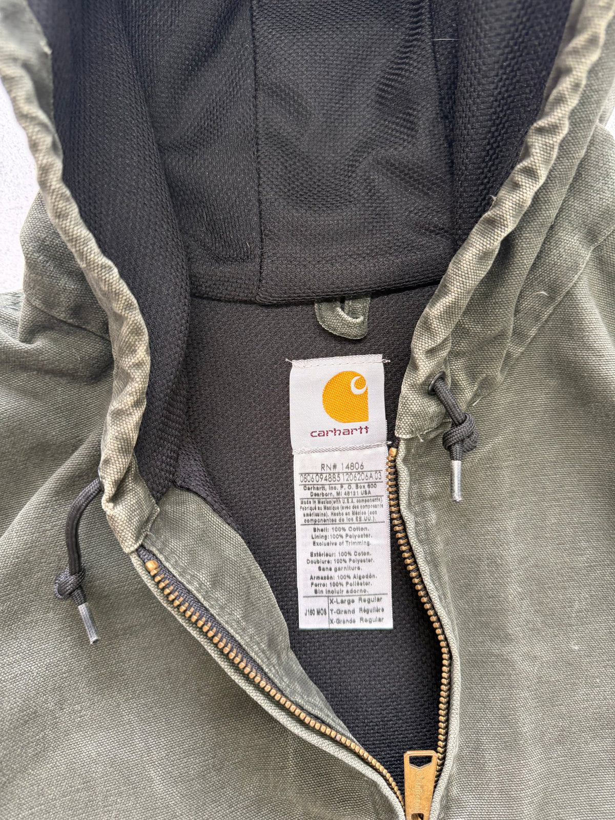 Vintage Carhartt Hooded Jacket - XL