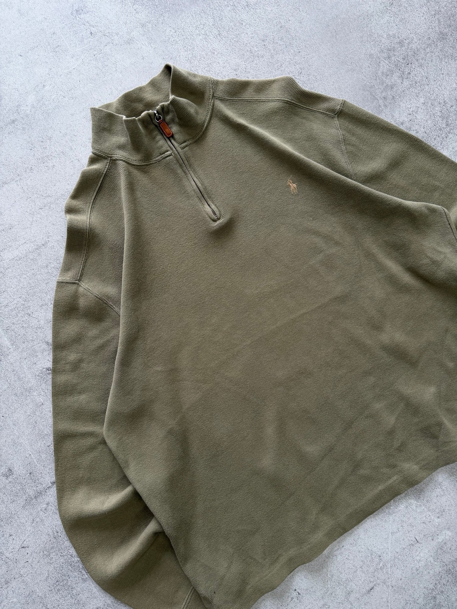 Polo Ralph Lauren Quarter Zip Sweater - L
