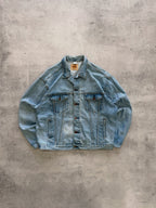 Hard Rock Cafe Denim Trucker Jacket - L