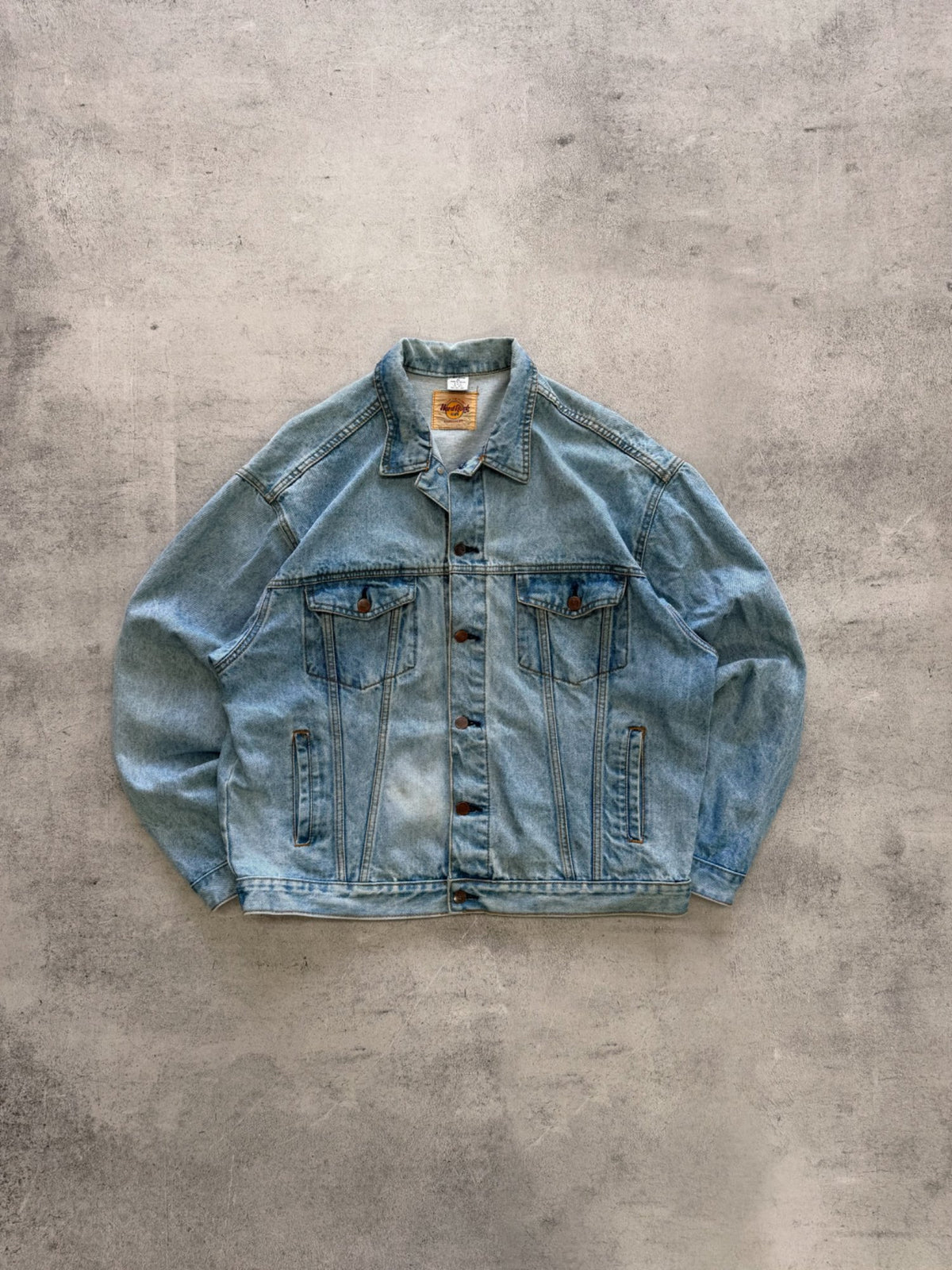 Hard Rock Cafe Denim Trucker Jacket - L