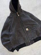 Carhartt Distressed Hooded Jacket - L