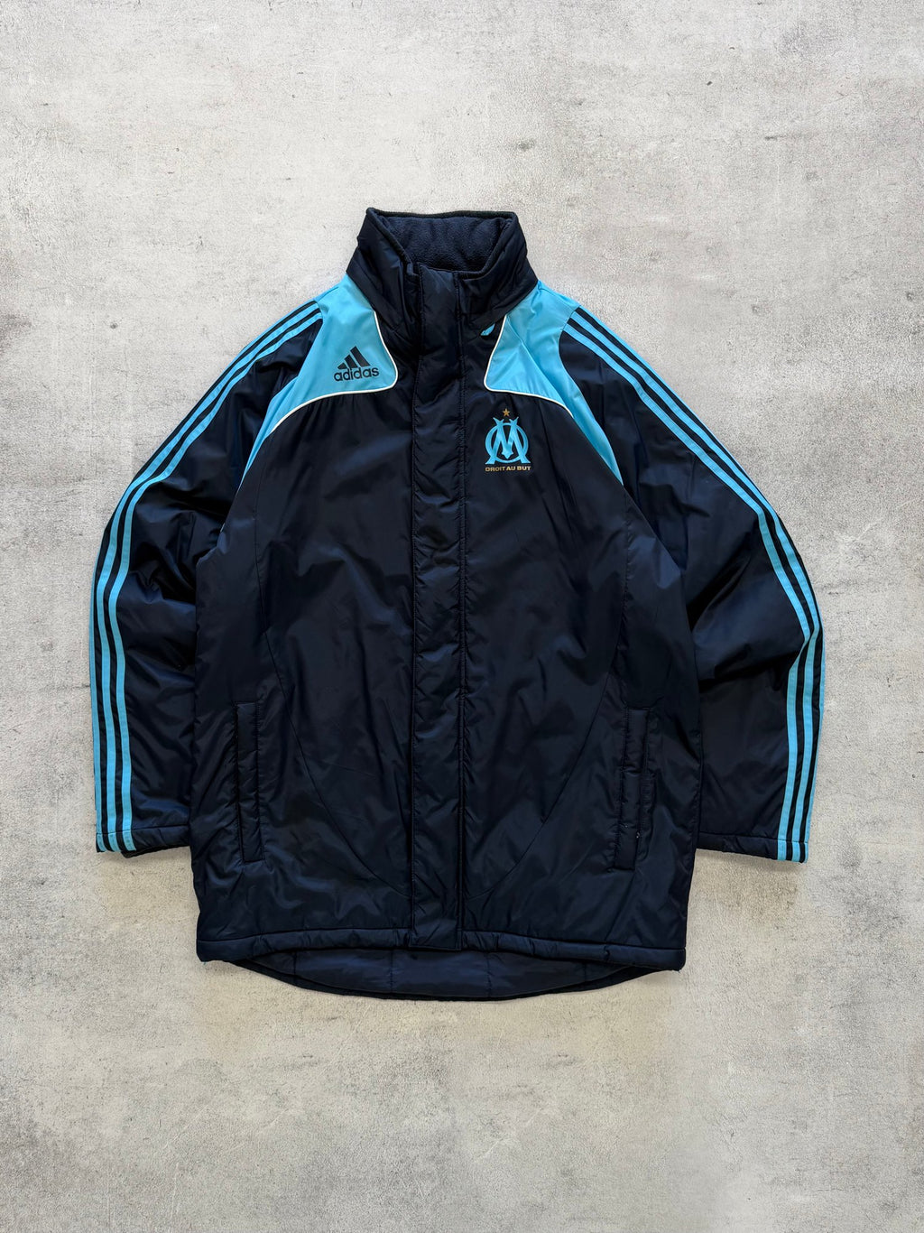 Vintage Adidas Marseille Track/Trench Jacket - L