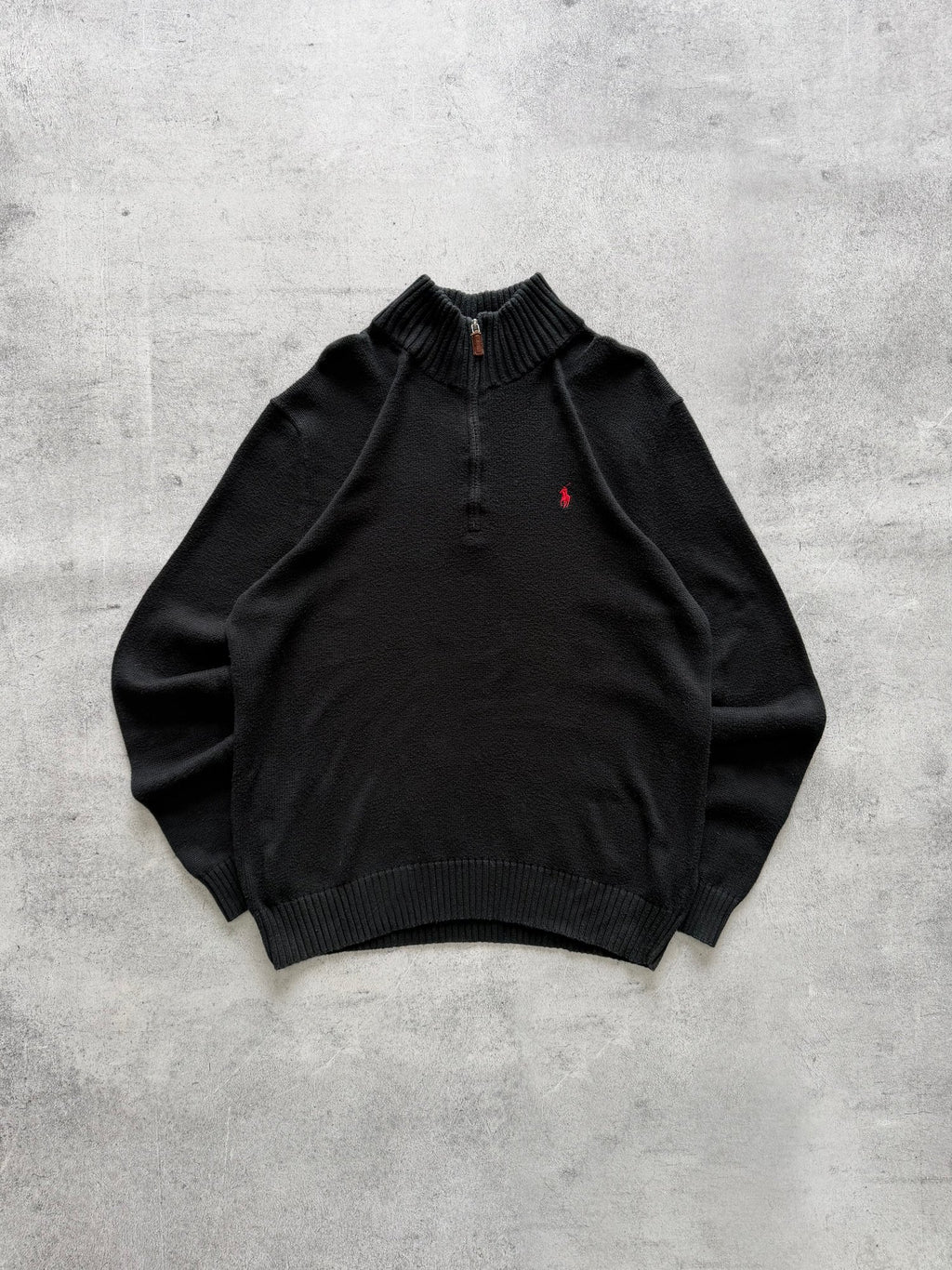 Vintage Polo Ralph Lauren Quarter Zip Sweater - L