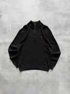 Vintage Polo Ralph Lauren Quarter Zip Sweater - L