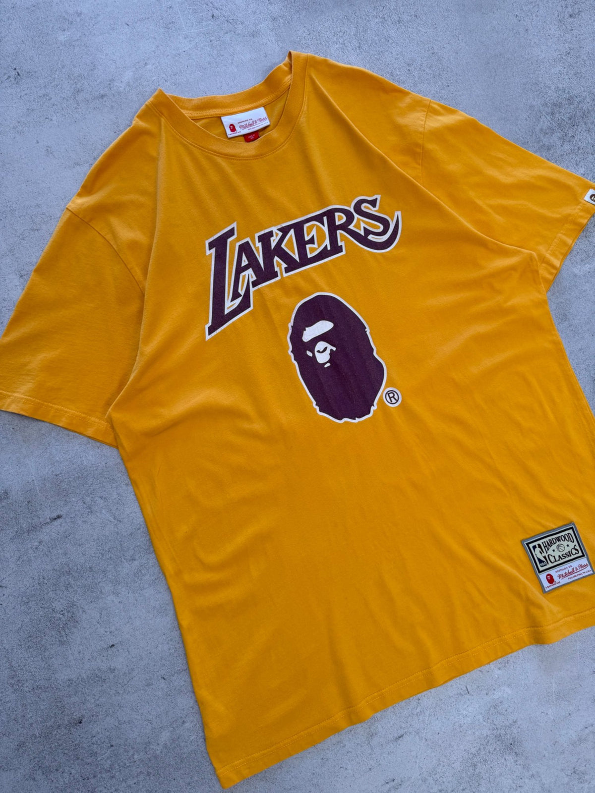 Mitchell & Ness Bape Lakers T-Shirt - XL