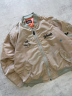 Vintage Schott MA-1 Bomber Jacket Rolling Stones Tour - XL