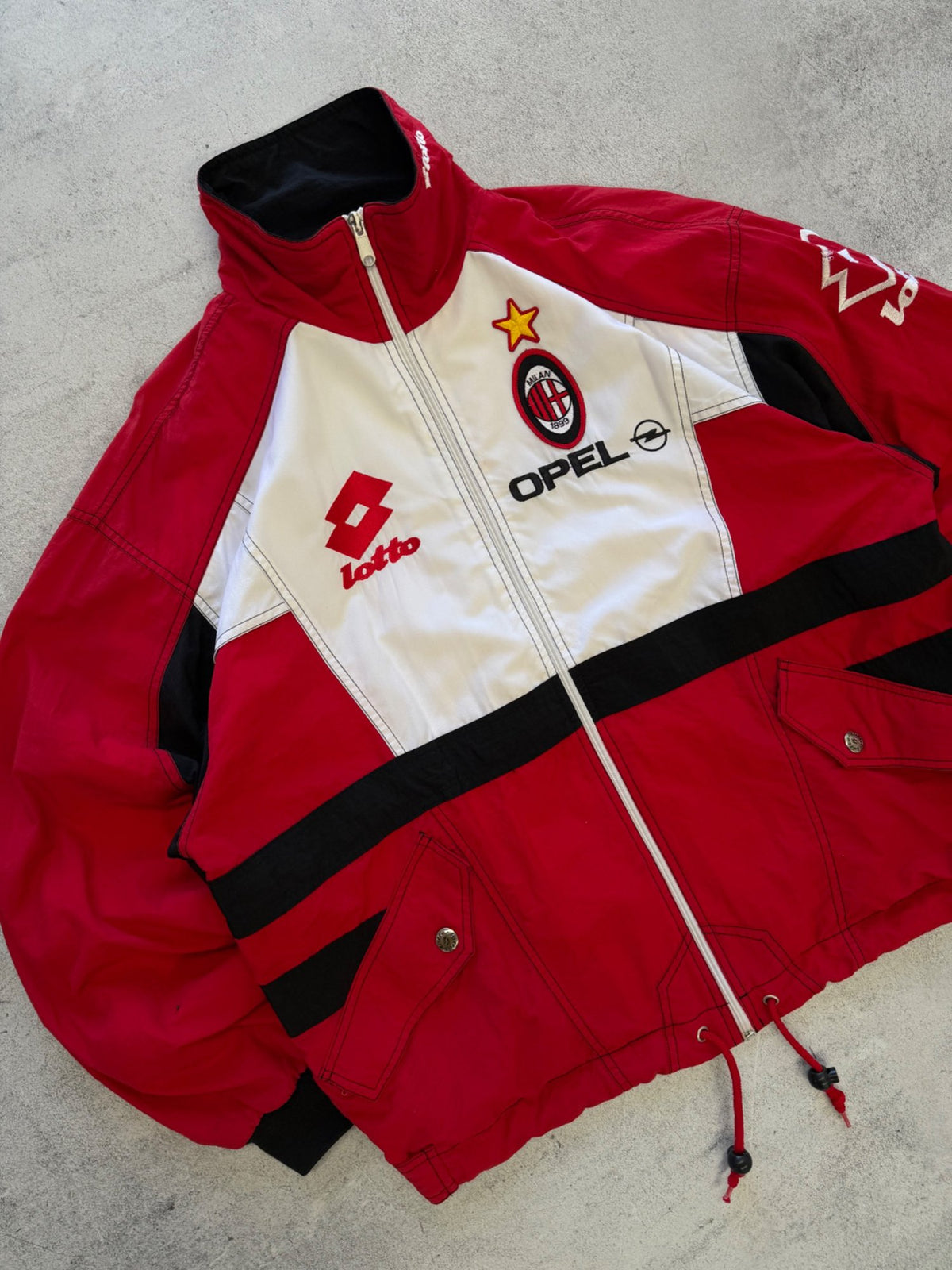 Vintage Lotto AC Milan Track Jacket - L