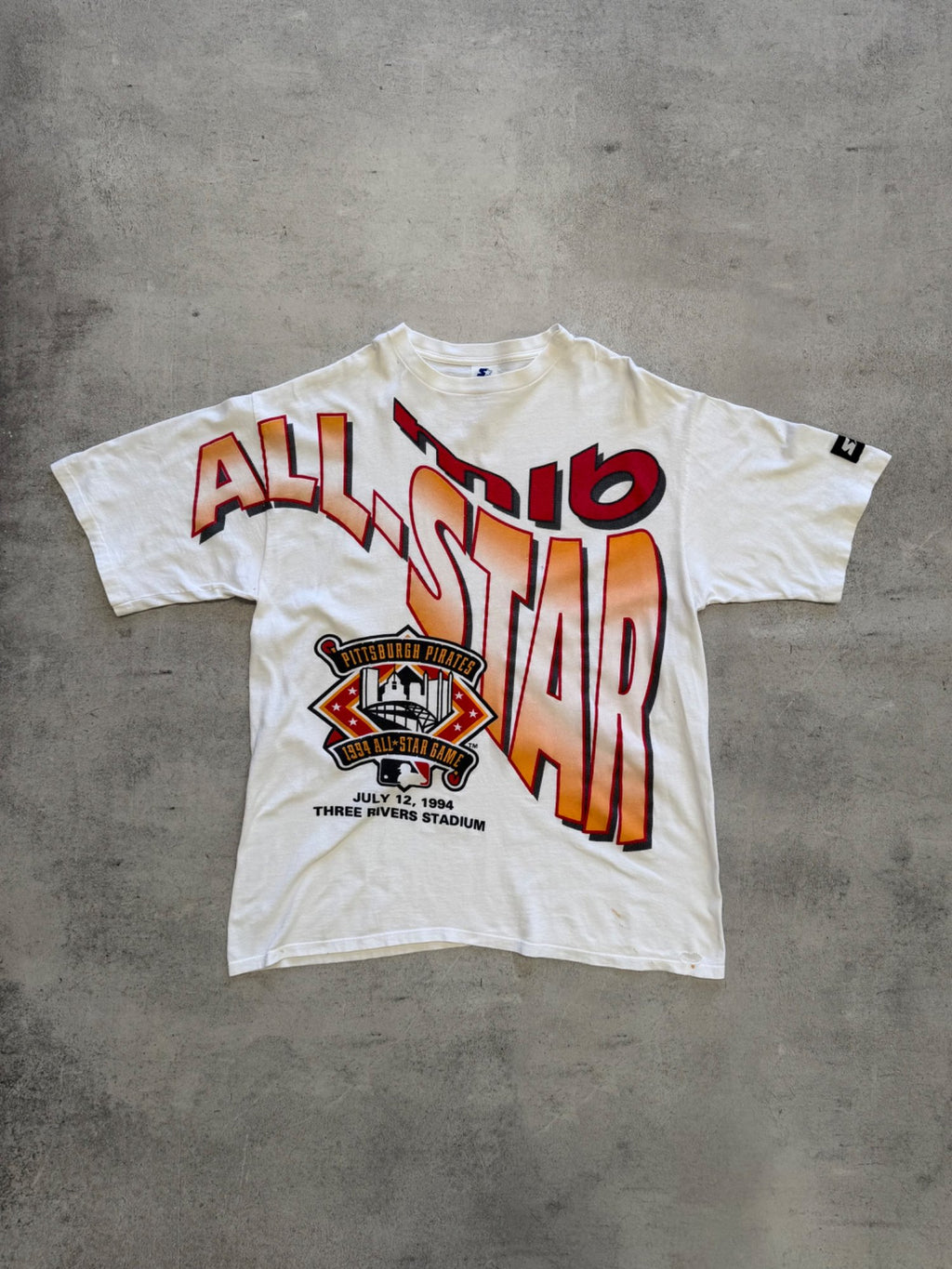 Vintage Starter Pittsburgh Pirates 1994 All-Star Game T-Shirt - XL
