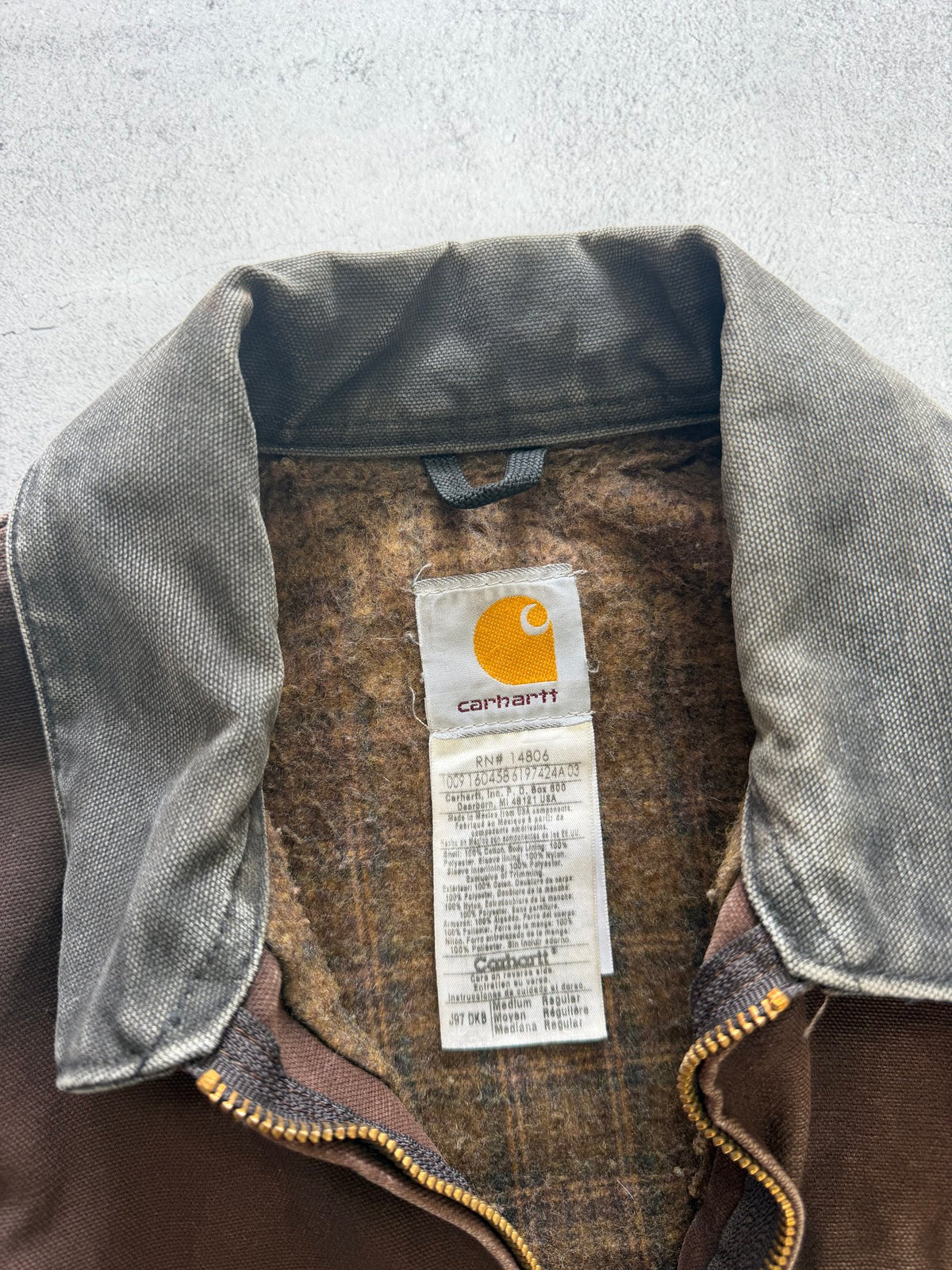 Vintage Carhartt Brown Detroit Jacket - M