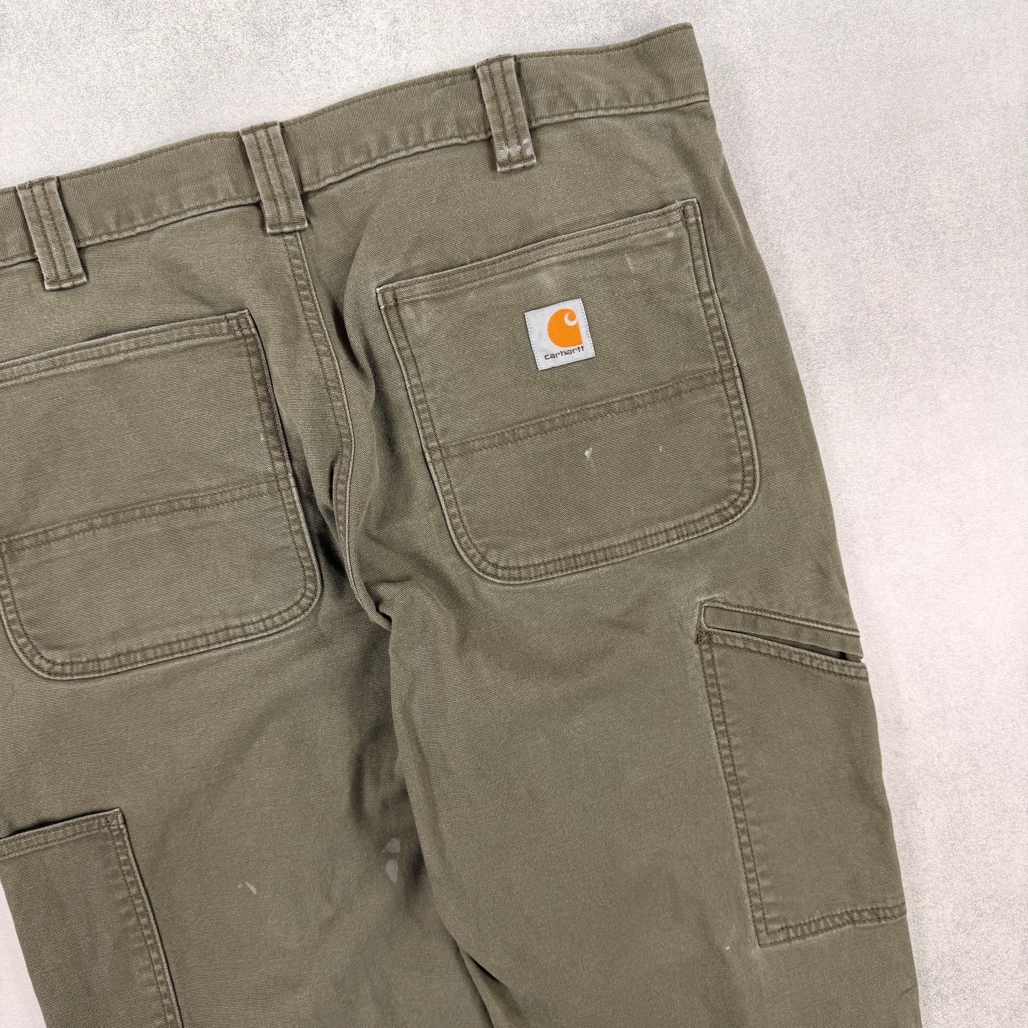 Carhartt Green Double Knee Pants - W36