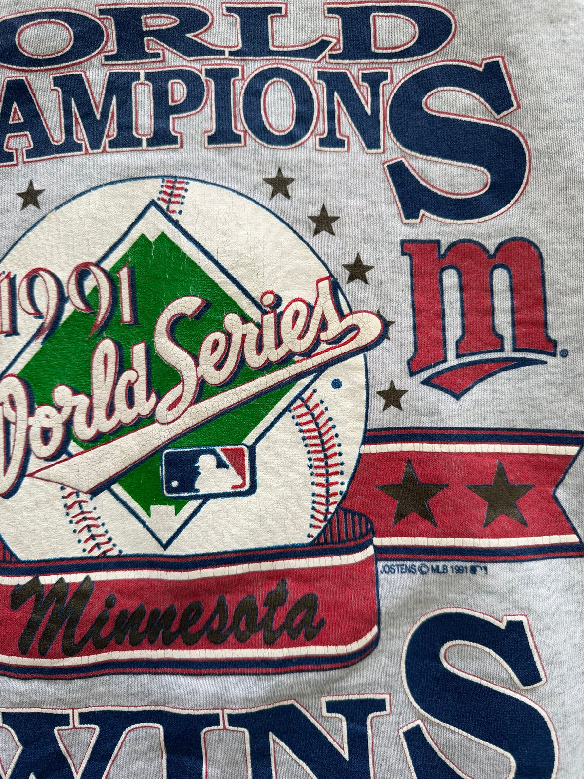 Vintage Minnesota Twins World Series 1991 Sweatshirt - L