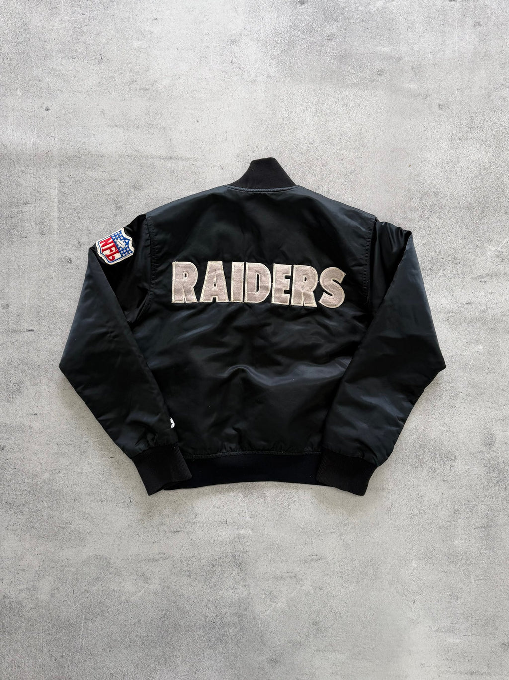 Vintage Starter Raiders NFL Pro Line Varsity Jacket - S