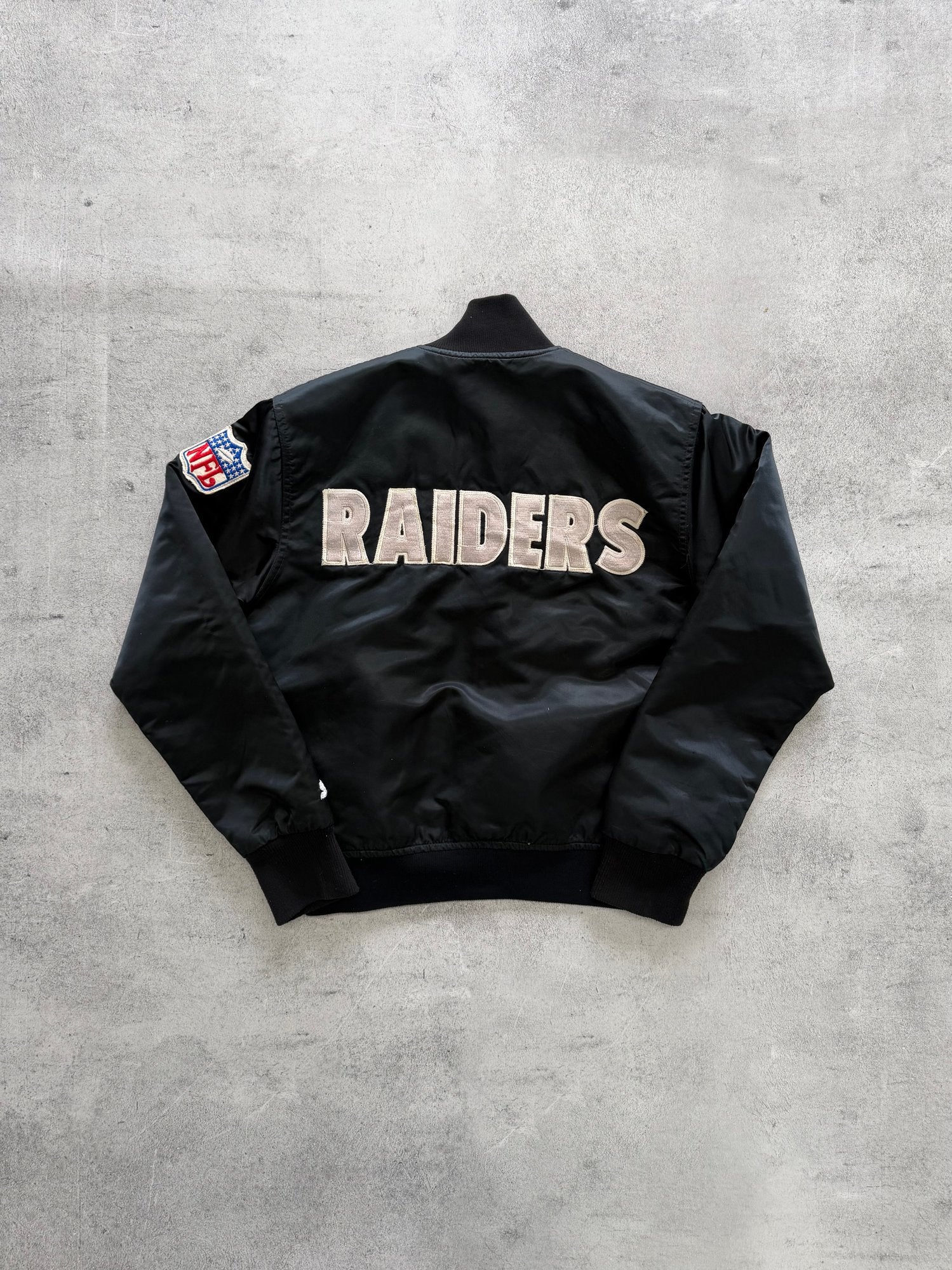 Vintage Starter Raiders NFL Pro Line Varsity Jacket - S