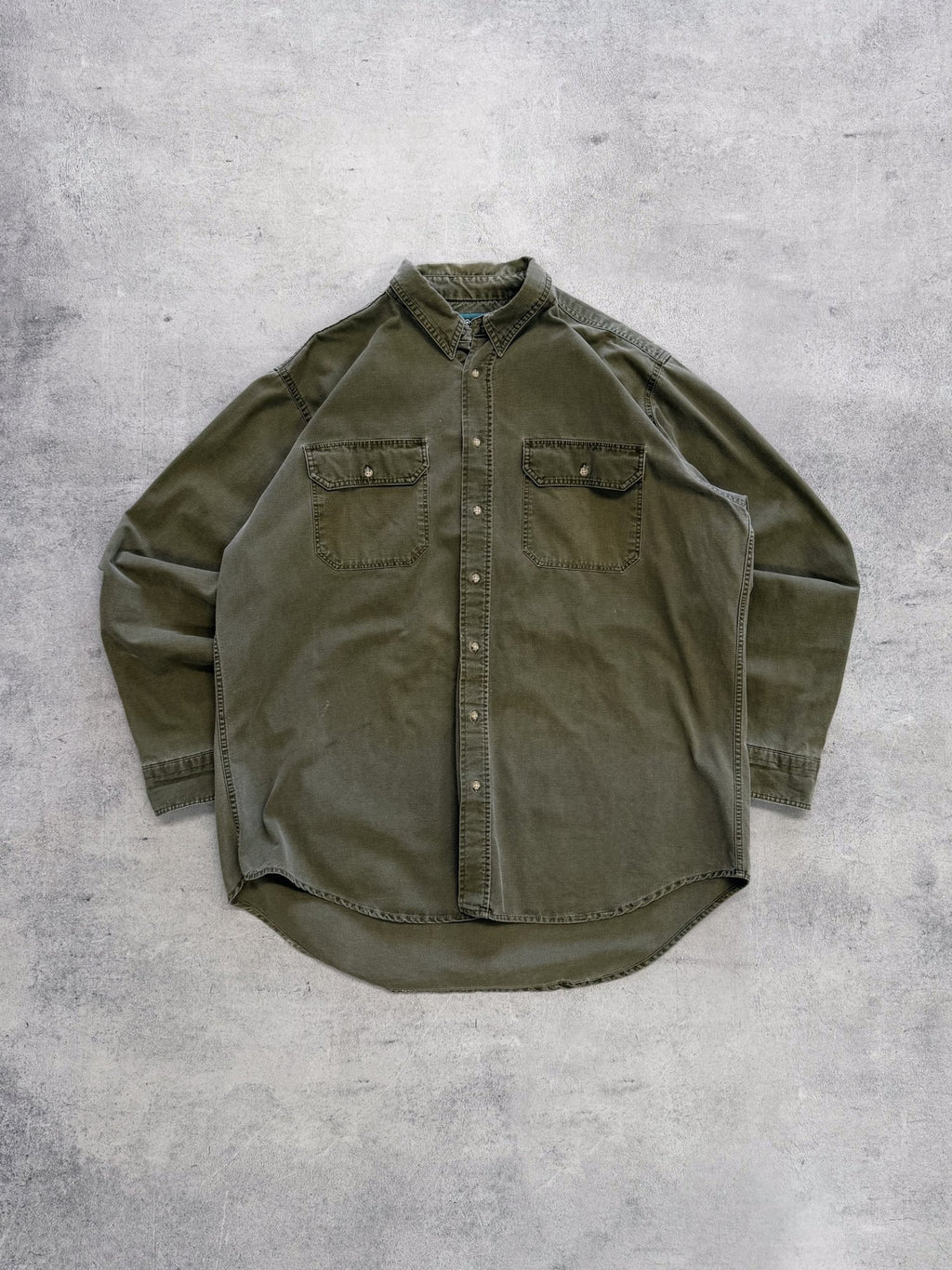 Woolrich XL Cotton Khaki Shirt - XL