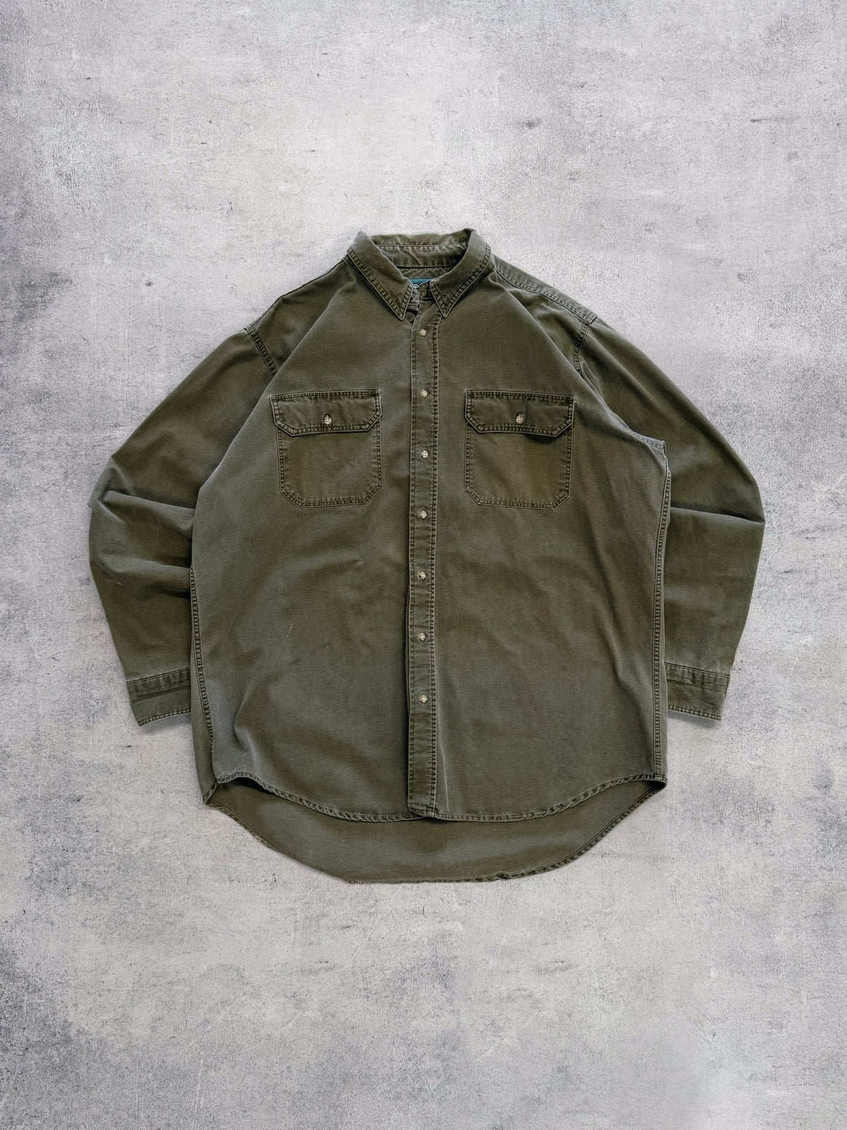 Woolrich XL Cotton Khaki Shirt - XL
