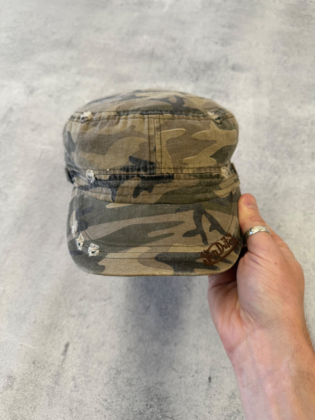 Von Dutch Camouflage Military Cap