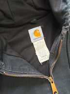 Carhartt Black Hooded Jacket - L