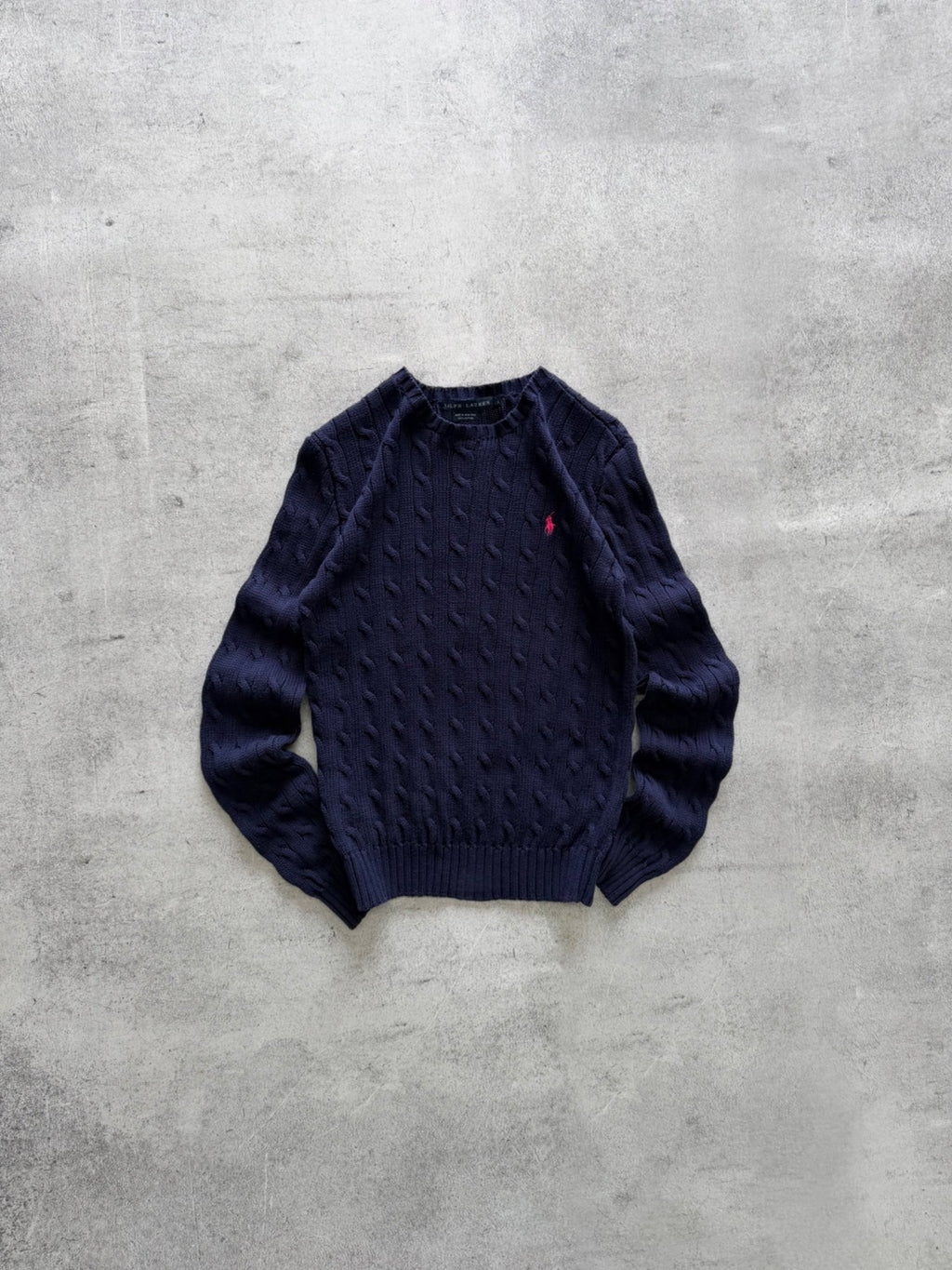 Women's Ralph Lauren Cable Knit Sweater - S