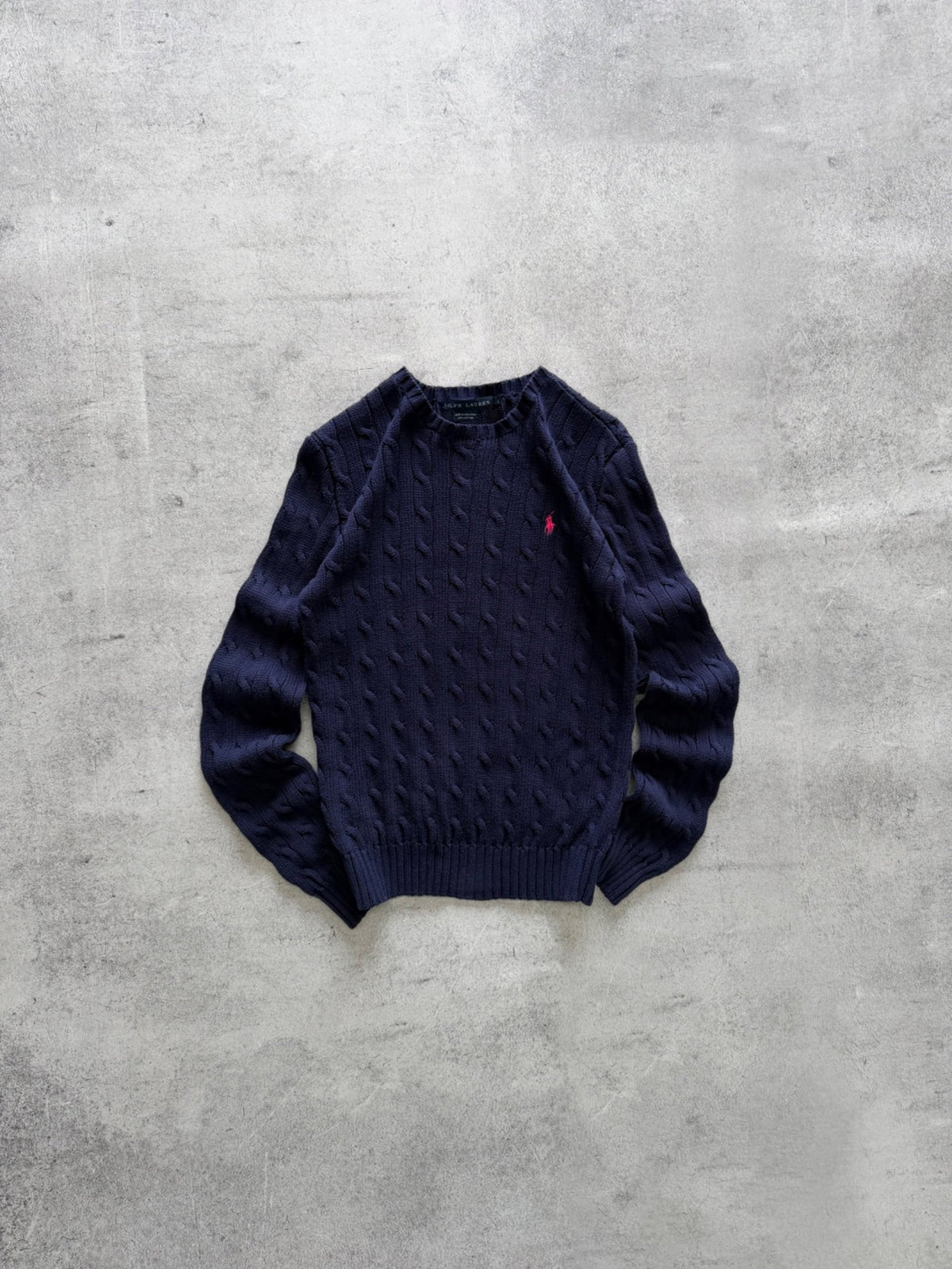Women's Ralph Lauren Cable Knit Sweater - S