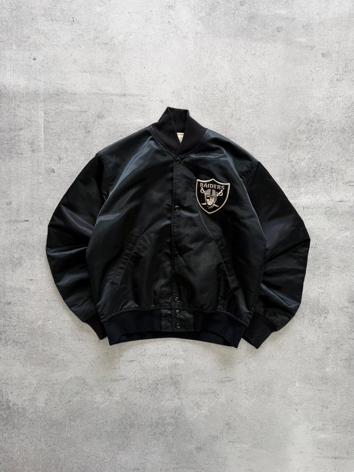 Vintage Starter Raiders NFL Pro Line Varsity Jacket - S