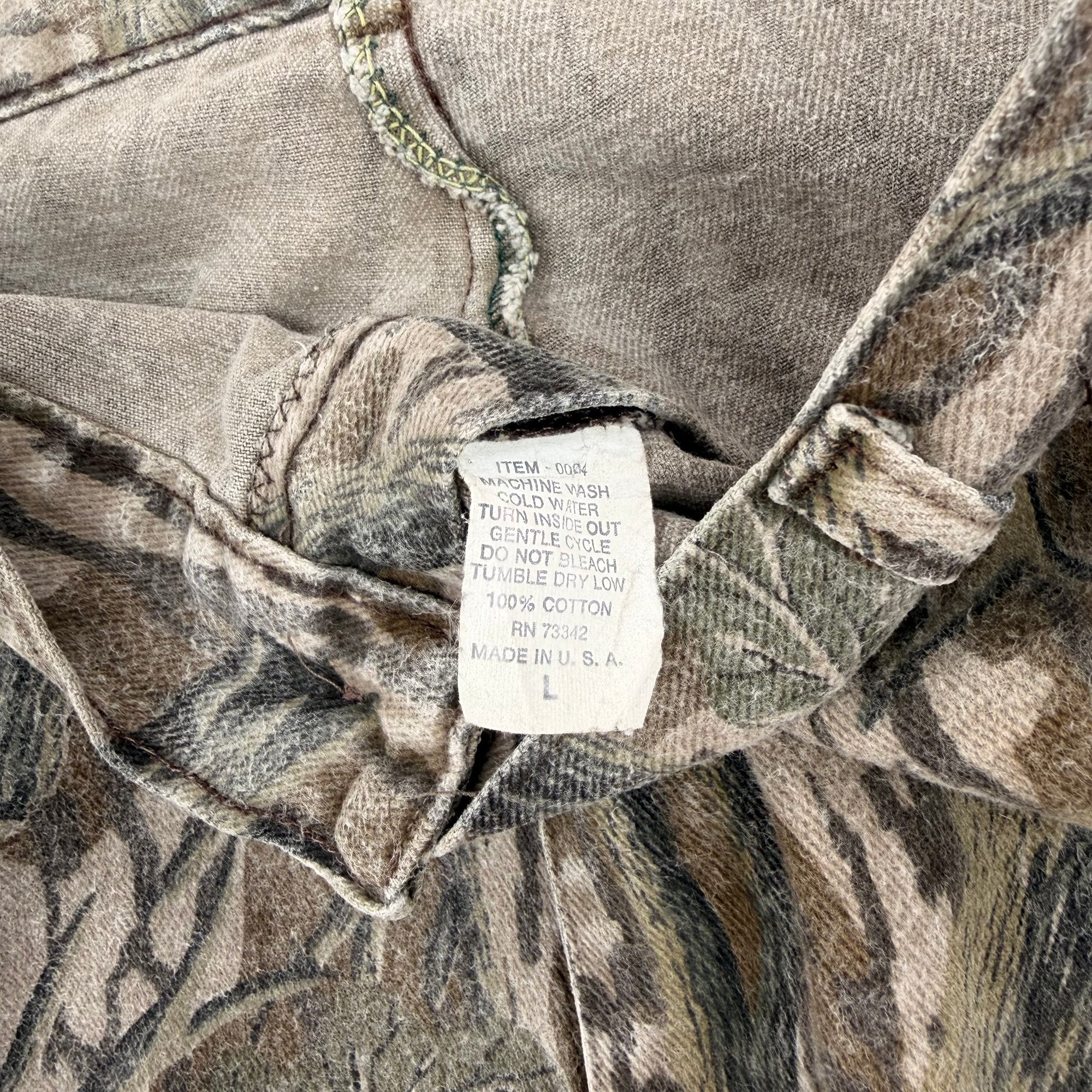 Real Tree Cargo Trousers - L