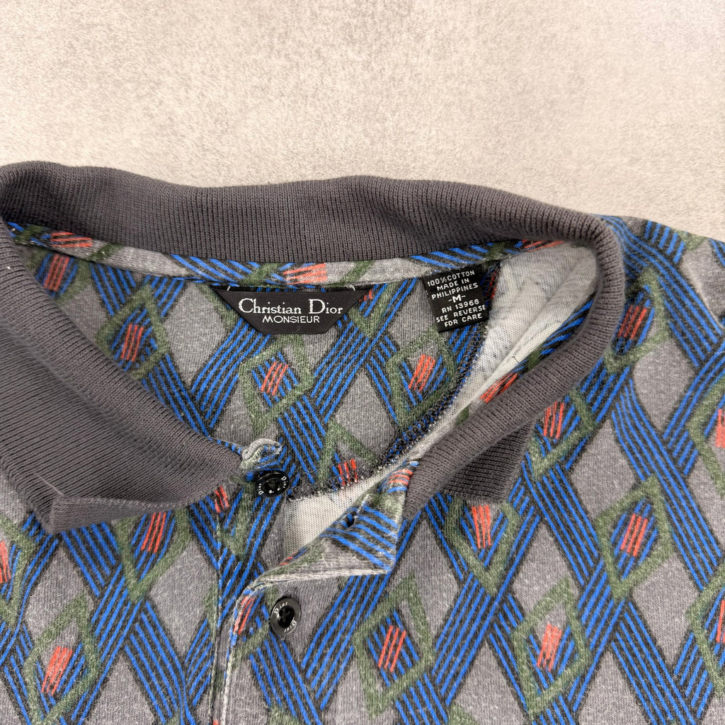 Christian Dior Long Sleeve Polo - M