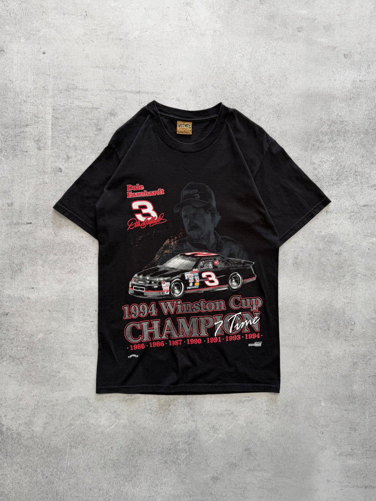 Vintage Nutmeg Dale Earnhardt NASCAR T-Shirt - L