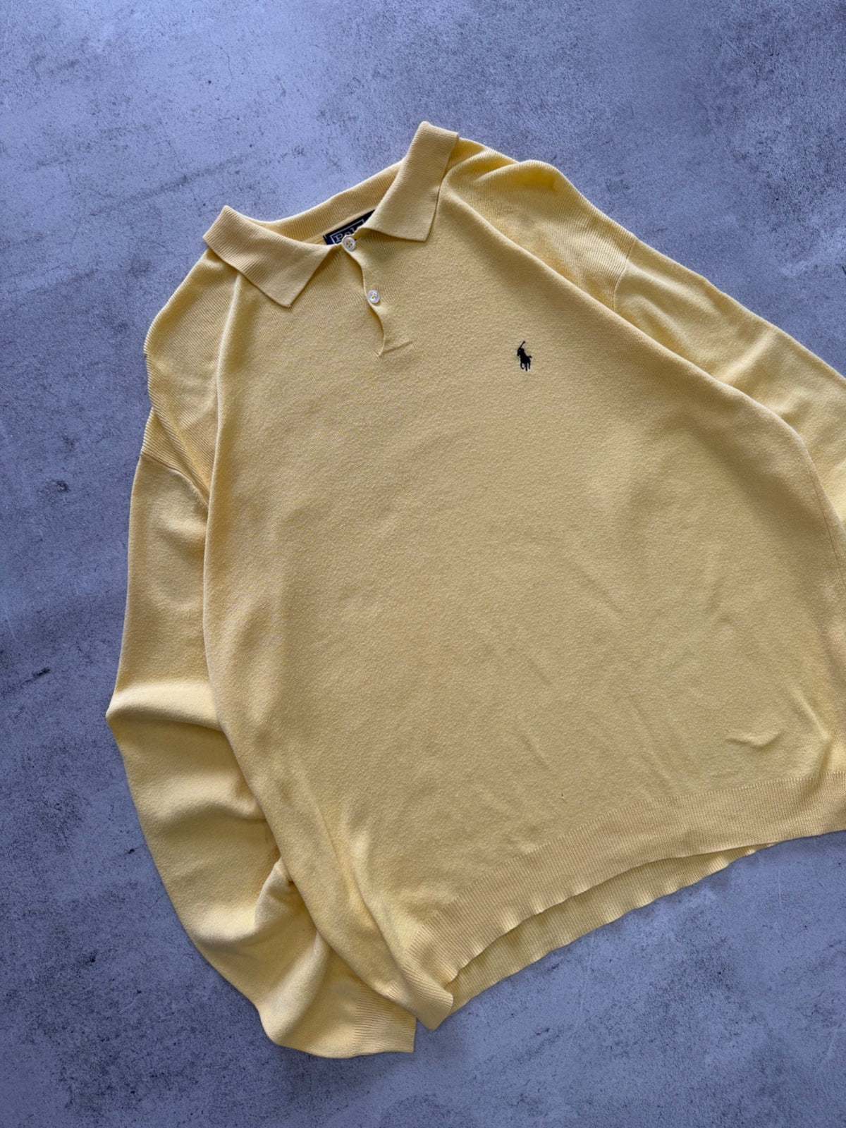 Yellow Ralph Lauren Polo Knitwear Sweater - L