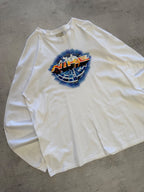 Nike Long Sleeve T-shirt Globe Graphic - XL