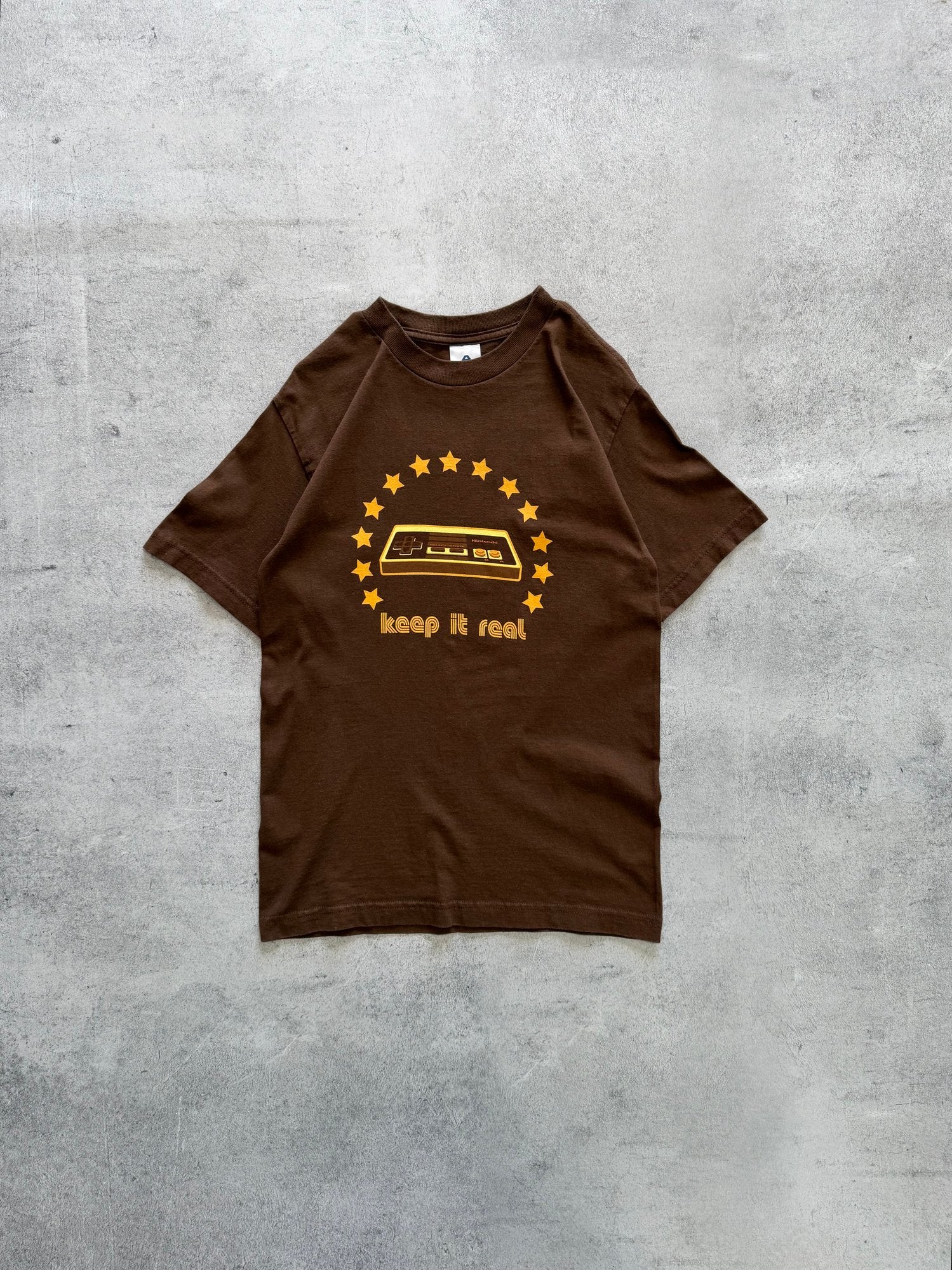 Vintage Keep It Real Graphic T-Shirt - S