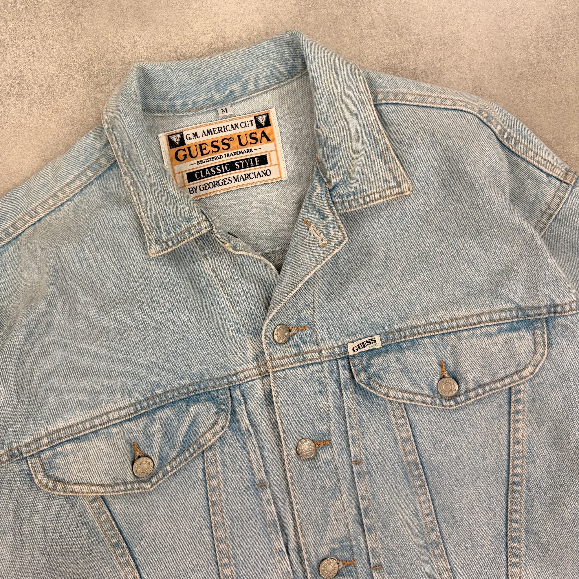 Guess USA Denim Trucker Jacket - M