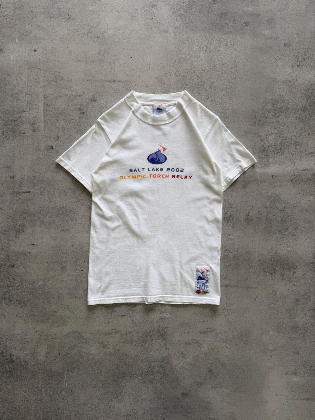 Vintage Salt Lake 2002 Olympic Torch Relay T-Shirt - S