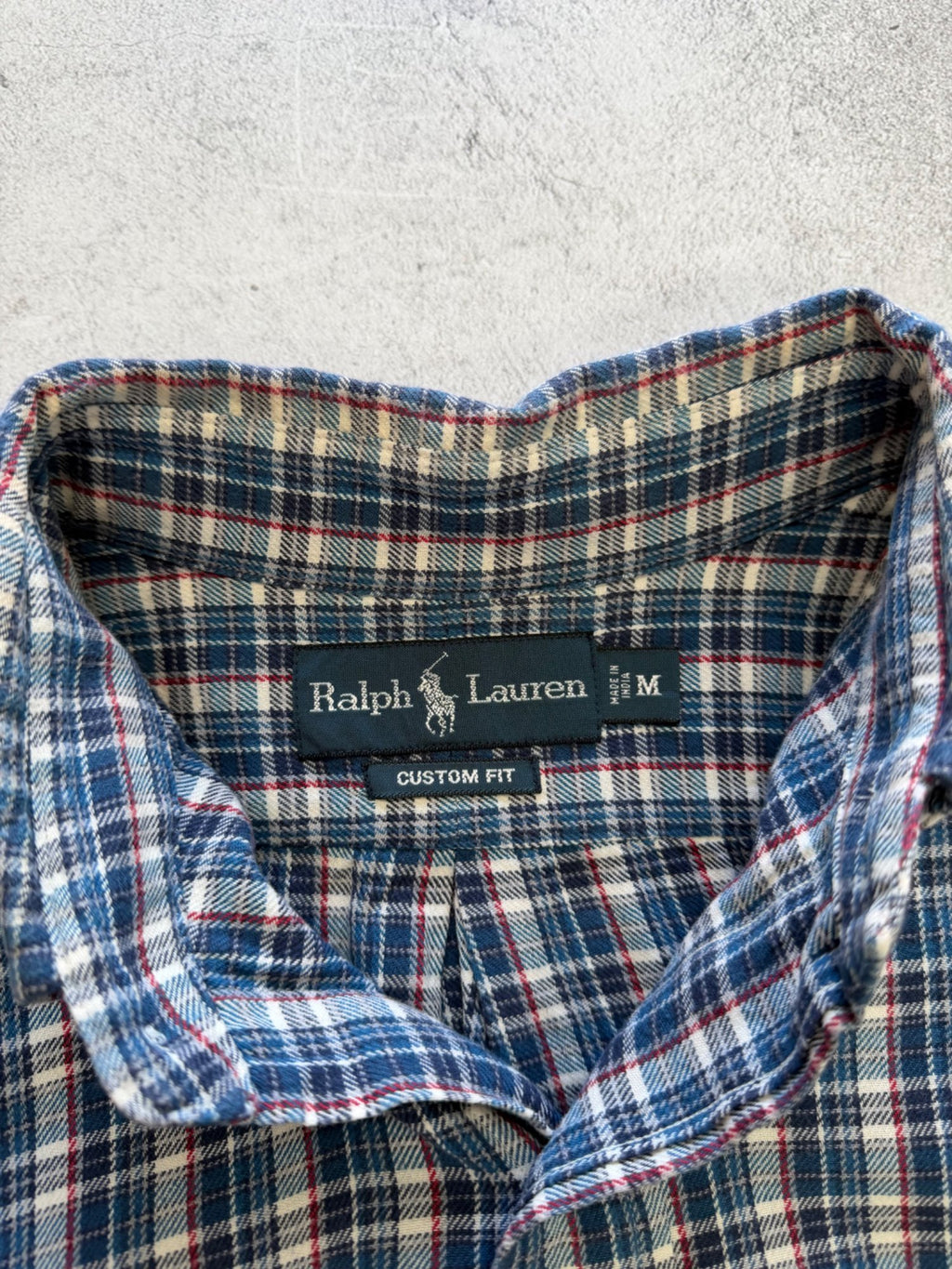 Ralph Lauren Custom Fit Checkered Shirt - M