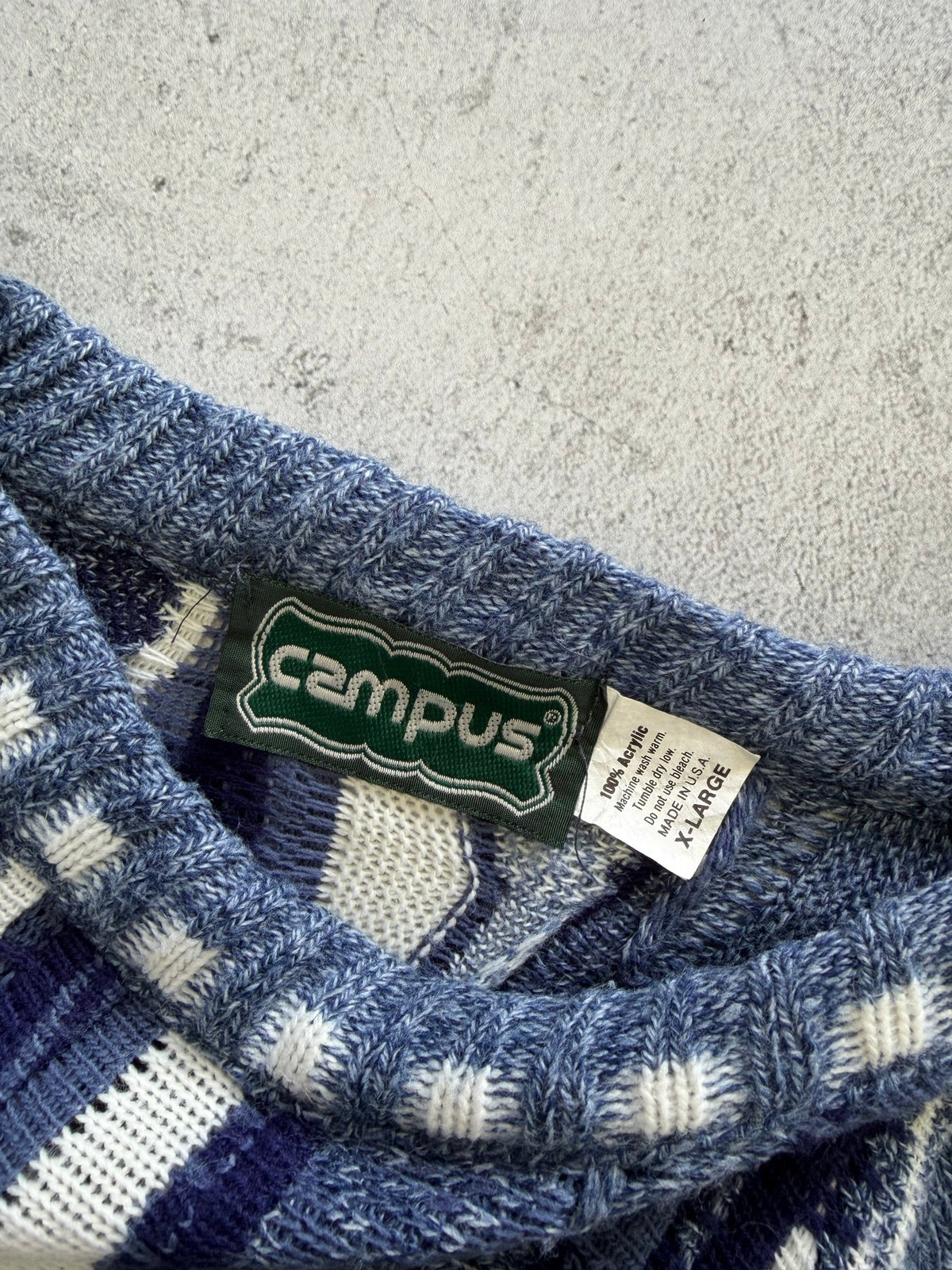 Vintage Campus Vintage Sweater - XL