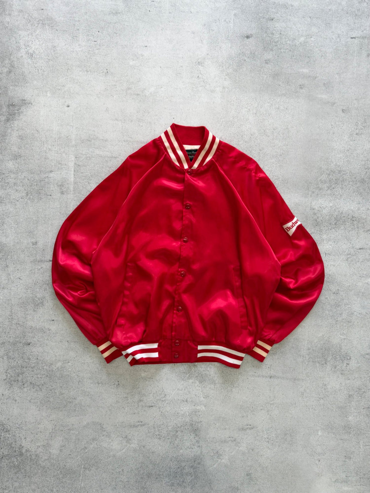 Vintage Anheuser-Busch A & Eagle Bomber Jacket - M